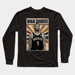 Brooklyn Nets Mikal Bridges Long Sleeve T-Shirt